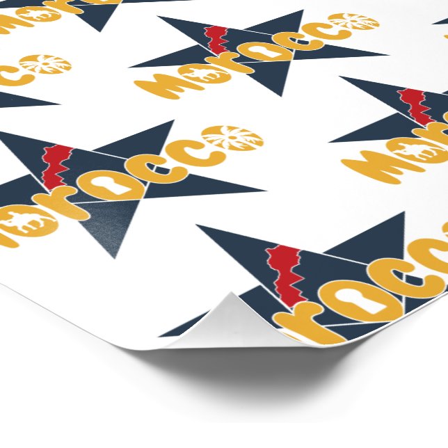 Póster Marrocos: Estrela do Patrimônio e da Modernidade (Canto)