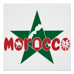 Póster Marrocos: Onde o patrimônio brilha moderno