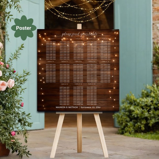 Poster Marrom Corda De Madeira Luzes 13 Mesas Assentos De (Criador carregado)