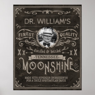 Poster Marrom Personalizado para Medicina de Monshine Vin