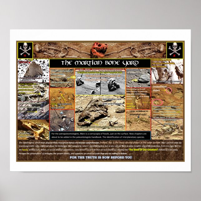 Poster Mar's Boneyard (Frente)