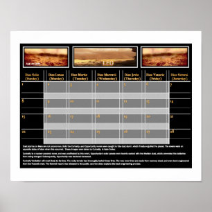 Poster Mar's Dust Storm