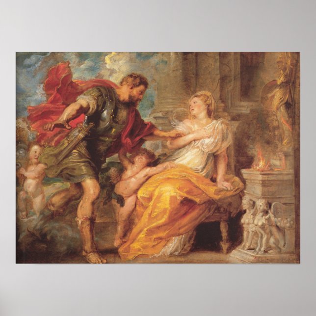 Póster Mars E Rhea Silvia (Frente)