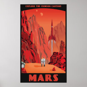 Póster Mars - Formato grande