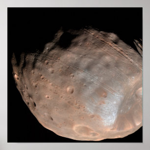 Póster Mars moon Phobos 2