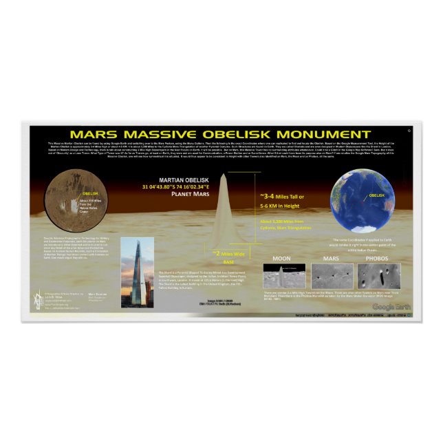 Póster Mars Obelisk (Frente)