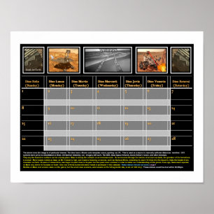 Poster Mars Rover & Morse Code