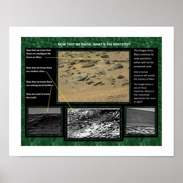 Poster Mars sem máscara (Frente)