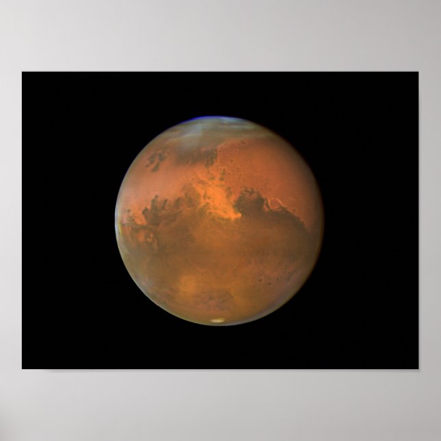 Poster Mars (Telescópio Hubble) (Frente)