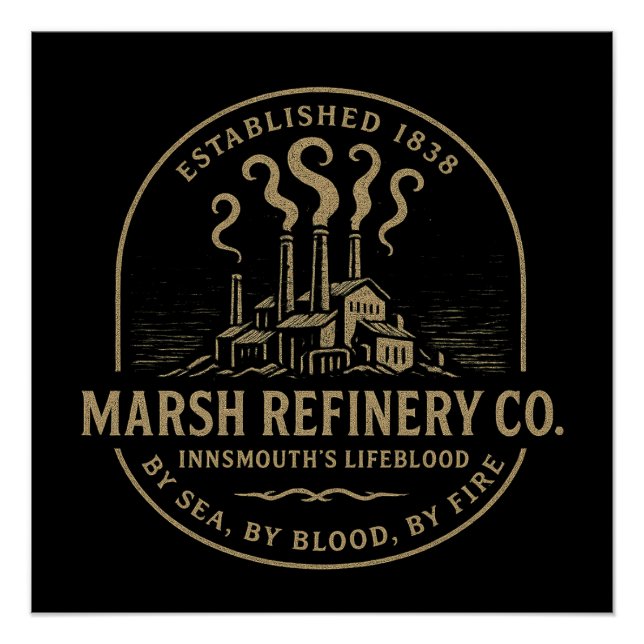 Póster Marsh Refinery Co. - Sangue da Vida do Norte (Frente)