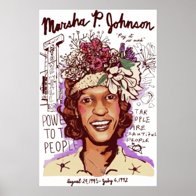 Poster Marsha P Johnson (Frente)