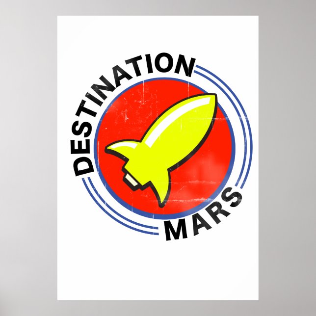 Poster Marte de Destino (Frente)