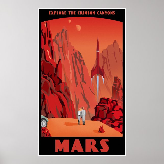Póster Marte: versão grande (Frente)