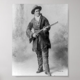 Póster Martha "Calamity Jane amarelo "