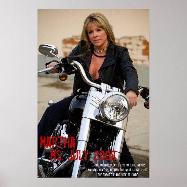 Poster Martha, Julho de 2008 (Frente)
