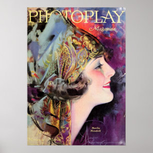 Poster Martha Mansfield, Photoplay julho de 1920
