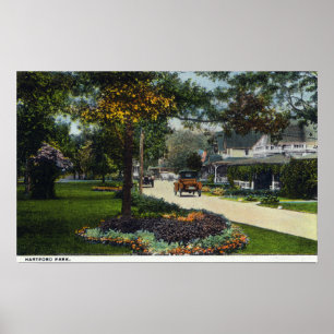 Poster Martha's Vineyard, vista do parque de Hartford