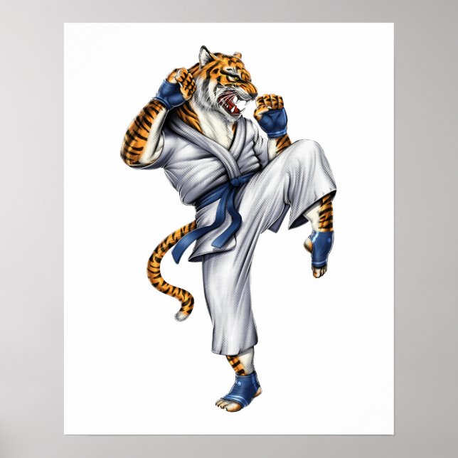 Poster Martial Arts Tiger (Frente)