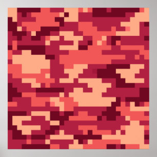 POSTER MARTIAN DESERT DIGITAL CAMO / CAMOUFLAGE