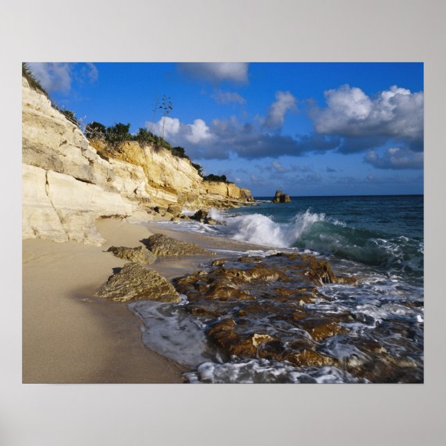 Póster Martin, Cliff na praia de Cupecoé (Frente)