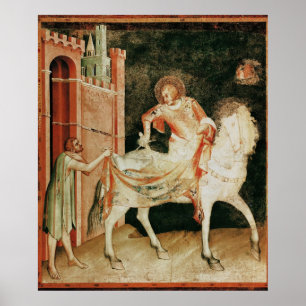 Poster Martin dividindo sua capa com o mendigo