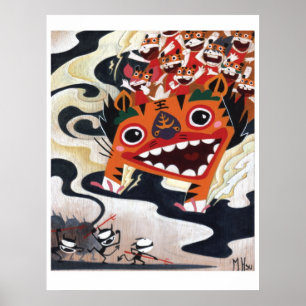 Poster Martin Hsu - mate-os com Laughters