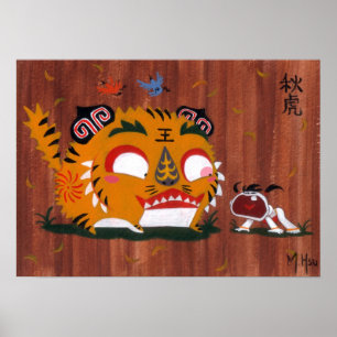 Póster Martin Hsu - tigre do outono