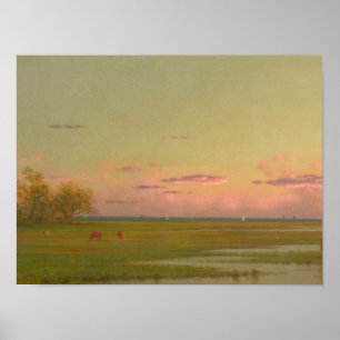 Poster Martin Johnson Heade - Sal Marsh Em Southport, Co