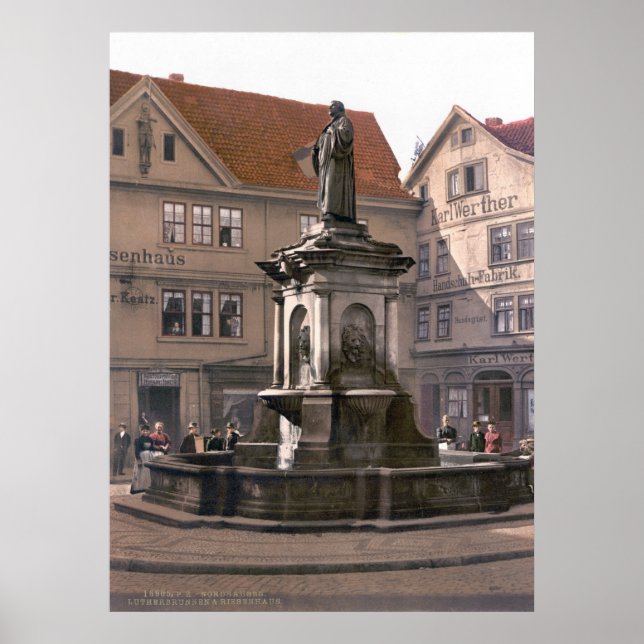 Poster Martin Luther Fountain (Frente)