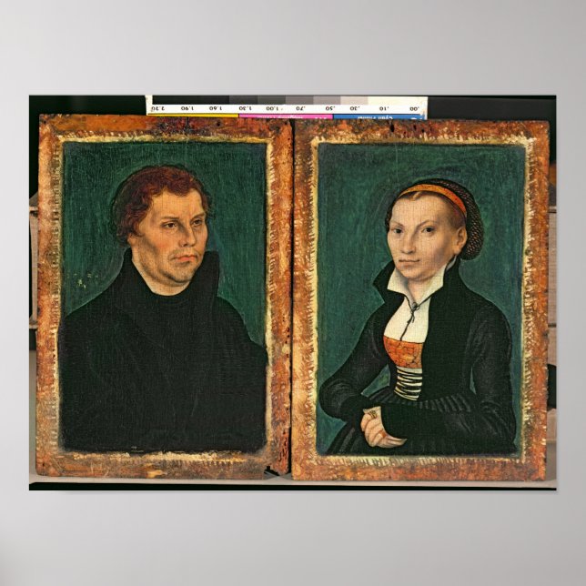 Póster Martin Luther, Katharina von Bora, c.1526 (Frente)