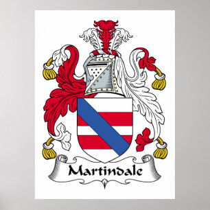 Poster Martindale Family Crest