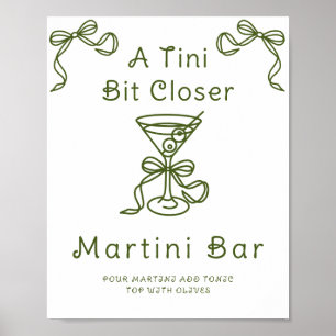 Poster Martini Chá de panela Arco bar Martini