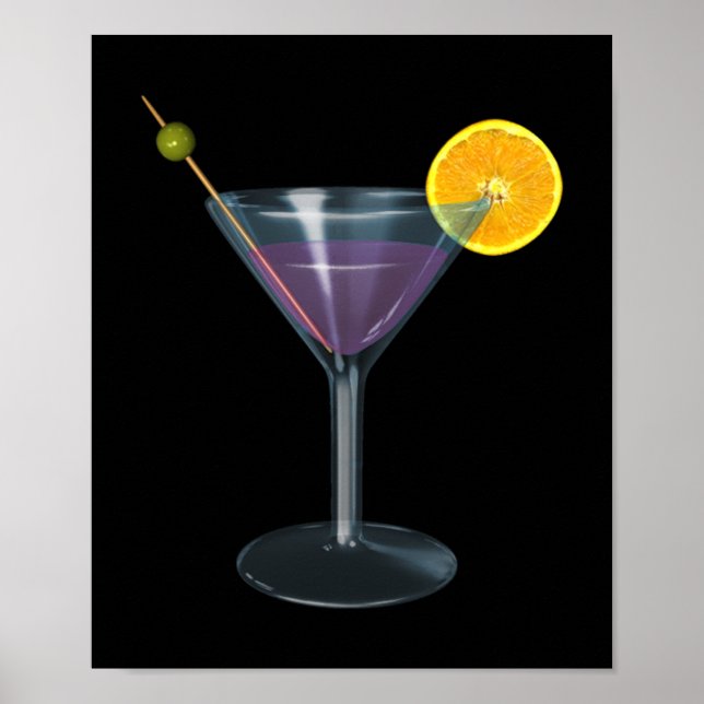 Poster Martini Cocktail - SRF (Frente)