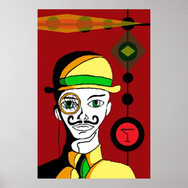 Poster Martini Gin (Frente)