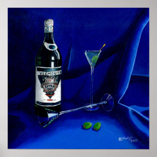 Póster Martini sujo