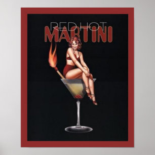 Póster Martini Vermelho