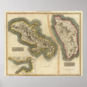 Póster Martinico, Dominica