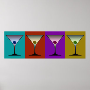 Póster Martinis 22