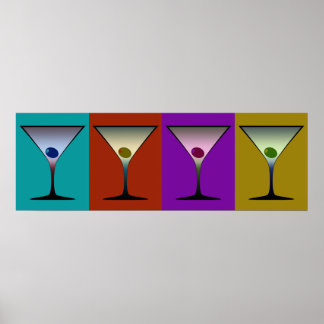 Póster Martinis 22