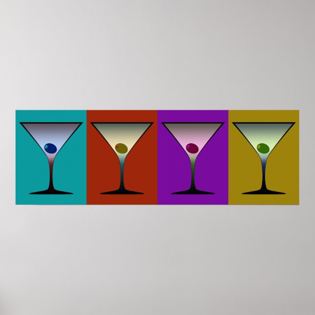 Póster Martinis 22 (Frente)