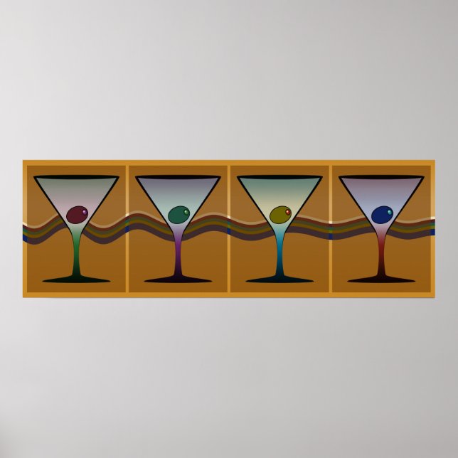 Póster Martinis 28 (Frente)