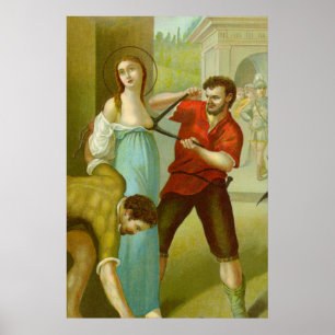Poster Martírio de Santa Ágata (M 003)