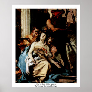 Póster Martírio de St. Agatha