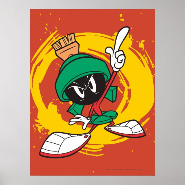 Poster Marvin Apontando Para Cima (Frente)