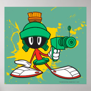 Póster Marvin com Arma