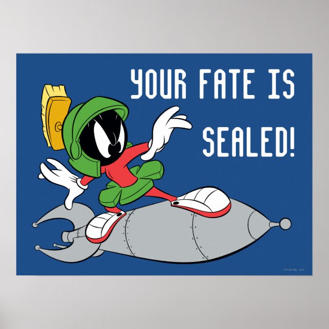 Póster MARVIN, MARTIAN™ Riding Rocket (Foguete itinerante (Frente)