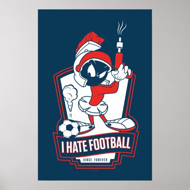 Poster MARVIN O MARCIANO™ "Eu Odeio Futebol" Gráfico (Frente)