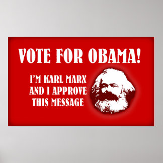 Poster Marx para Obama
