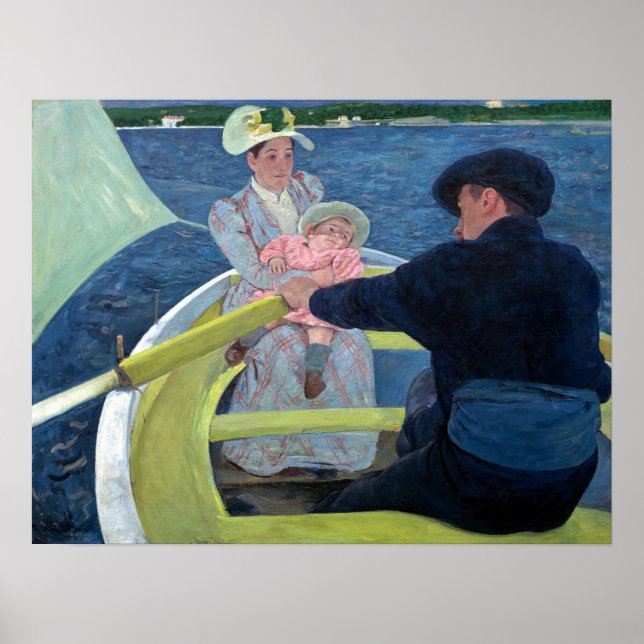 Poster Mary Cassatt, A Festa Barco (Frente)