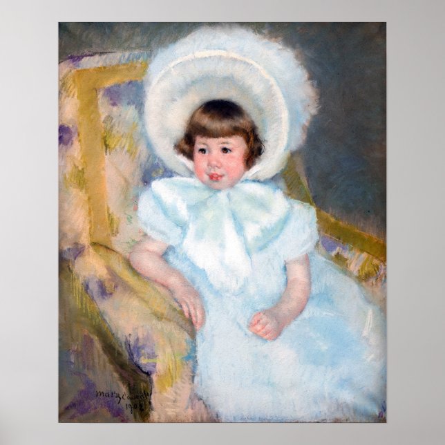 Poster Mary Cassatt - Retrato Louise-Aurore Villeboeuf (Frente)